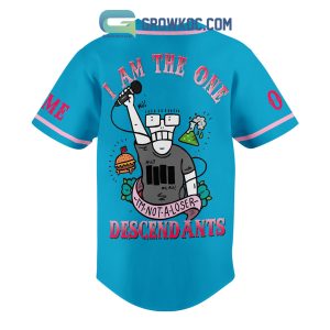 Descendents I Am The One Descendants Personalized Baseball Jersey
