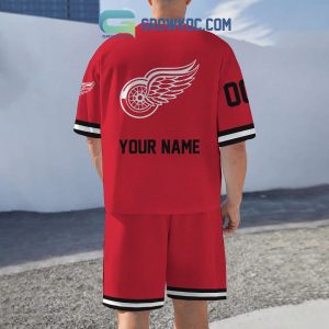Detroit Red Wings Fan Personalized T-Shirt And Short Pants