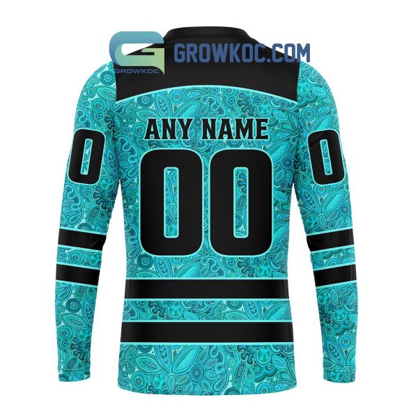 Detroit Red Wings Fight Ovarian Cancer Personalized Hoodie Shirts