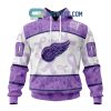 Dallas Stars Lavender Fight Cancer Personalized Hoodie Shirts