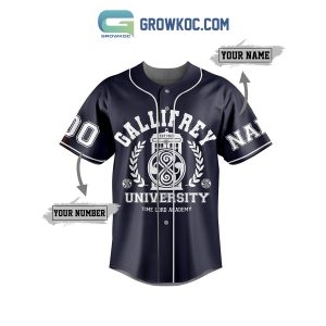 Doctor Who University of Gallifrey Personalized Baseball Jersey
