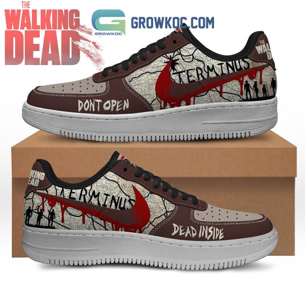 Don’t Open Dead Inside The Walking Dead Fan Air Force 1 Shoes