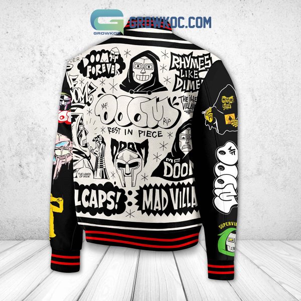 Doom Rest In Peace Personalized Baseball Jacket