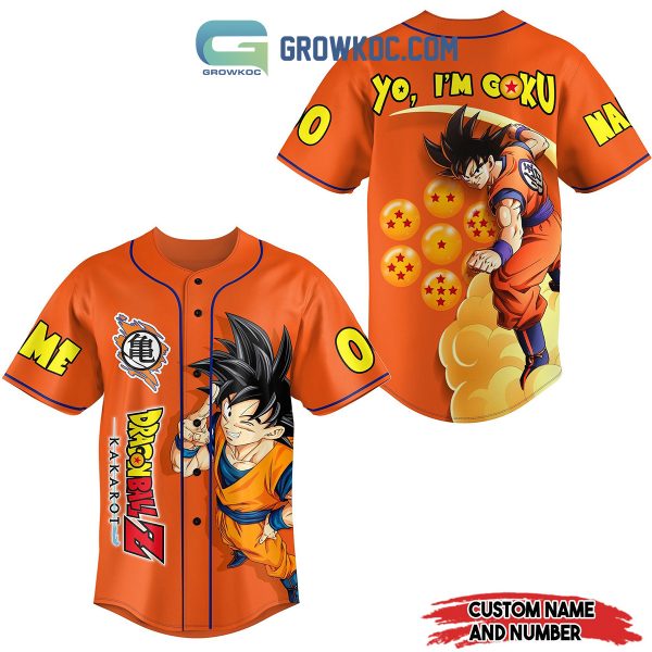 Dragonball Z Kakarot I’m Goku Personalized Baseball Jersey