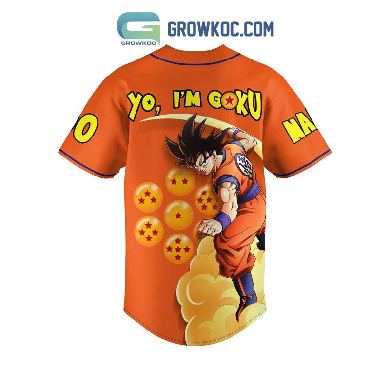 Dragonball Z Kakarot I'm Goku Personalized Baseball Jersey - Growkoc