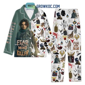 Dune Paul Atreides Fear Is The Mind Killer Polyester Pajamas Set