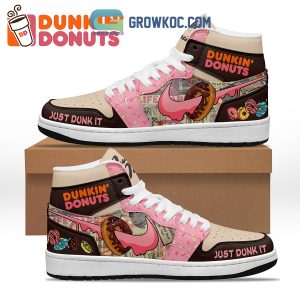 Dunkin’ Donuts Just Dunk It Air Jordan 1 Shoes