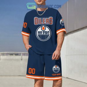 Edmonton Oilers Fan Personalized T-Shirt And Short Pants
