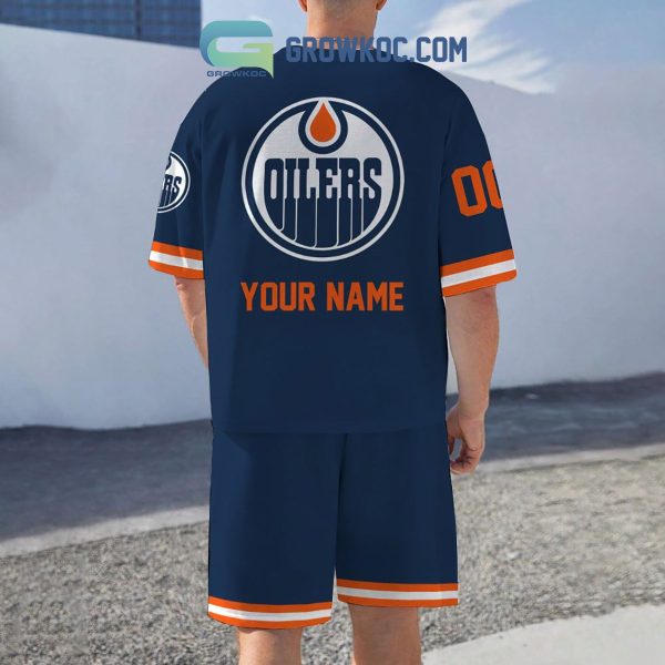 Edmonton Oilers Fan Personalized T-Shirt And Short Pants