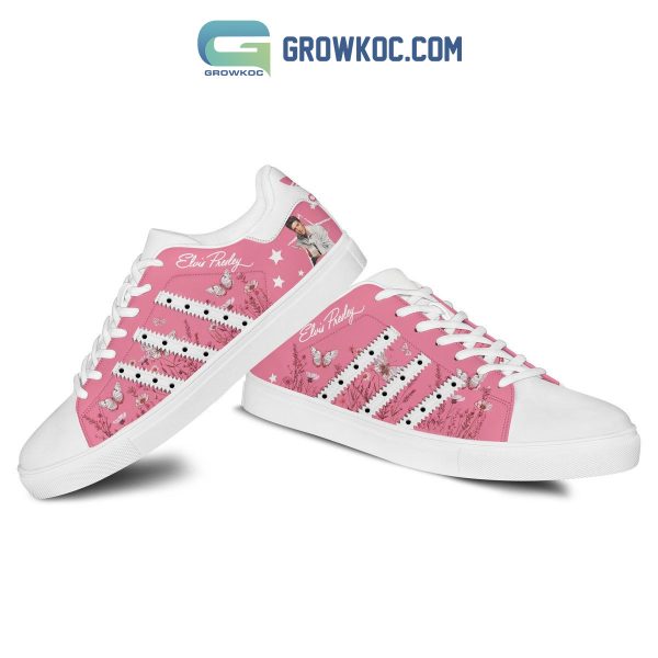 Elvis Presley Flower Garden Pink Design Stan Smith Shoes