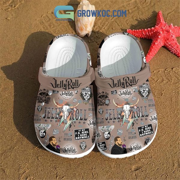 Even Savage Bitches Go To Heaven Jelly Roll Brown Design Crocs Clogs