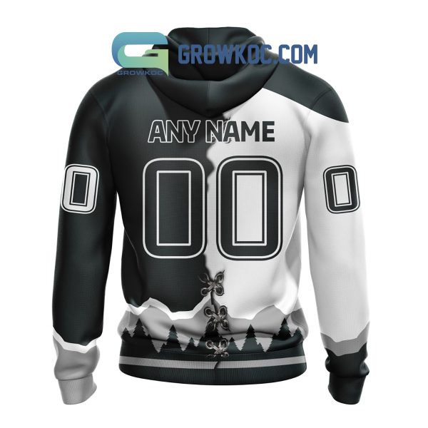 Everett Silvertips Mix Home And Away Jersey Personalized Hoodie Shirt