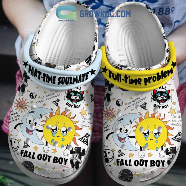 Fall Out Boy Full-Time Problem Part-Time Soulmate Crocs Clogs