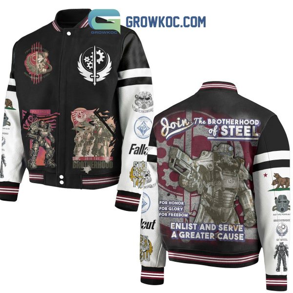 Fallout Join The Brotherhood Of Steel Baseball Jacket