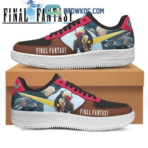 Final Fantasy Fan Love Legend Air Force 1 Shoes Red Version