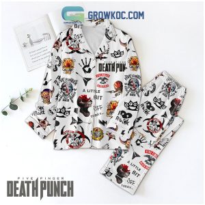 Five Finger Death Punch Loyal Fan I Love Rock Polyester Pajamas Set