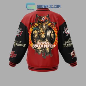 Five Finger Death Punch Loyal Fan Red Design Baseball Jacket