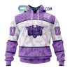 Guelph Storm Lavender Fight Cancer Personalized Hoodie Shirts