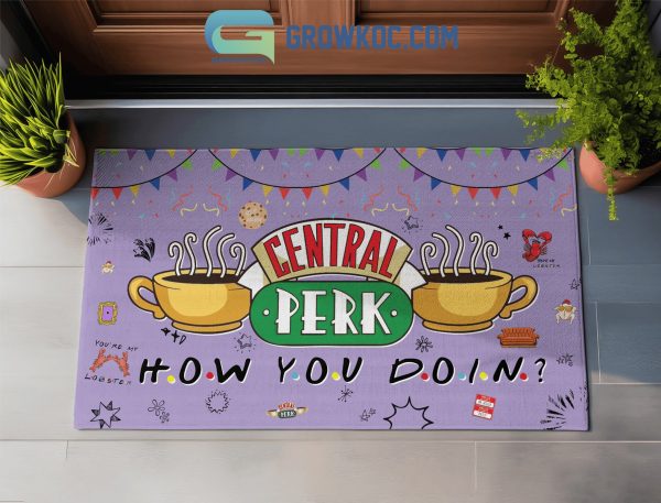 Friends Central Perk How You Doing Fan Doormat