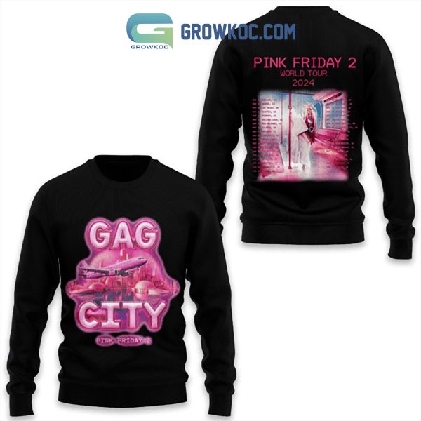 Gag City Nicki Minaj Pink Friday 2 Tour Hoodie Shirts Black Version