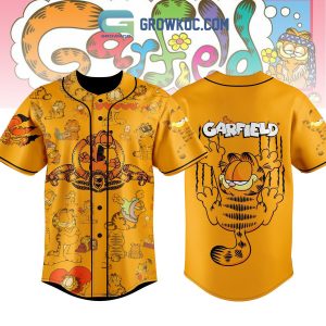 Garfield Time Is Precious Waste It Wisely Personalized Baseball Jersey