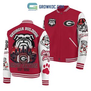 Georgia Bulldogs Dawg Nation Est 1892 Baseball Jacket