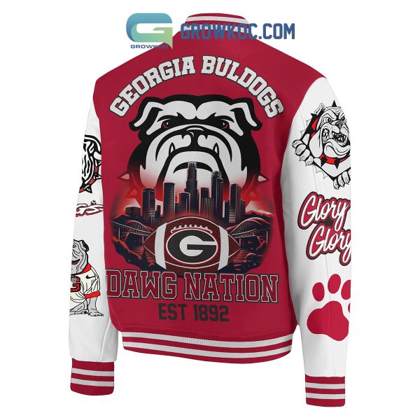 Georgia Bulldogs Dawg Nation Est 1892 Baseball Jacket