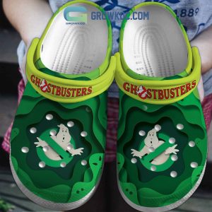 Ghostbusters Frozen Empire Let It Go White Design Crocs Clogs