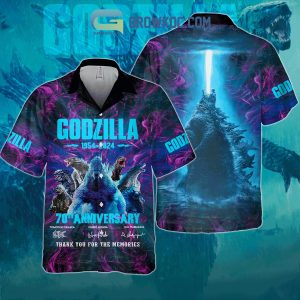 Godzilla 70 Years Of The Memories 1954-2024 Hawaiian Shirts