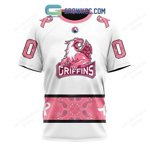 Grand Rapids Griffins Breast Cancer Personalized Hoodie Shirts