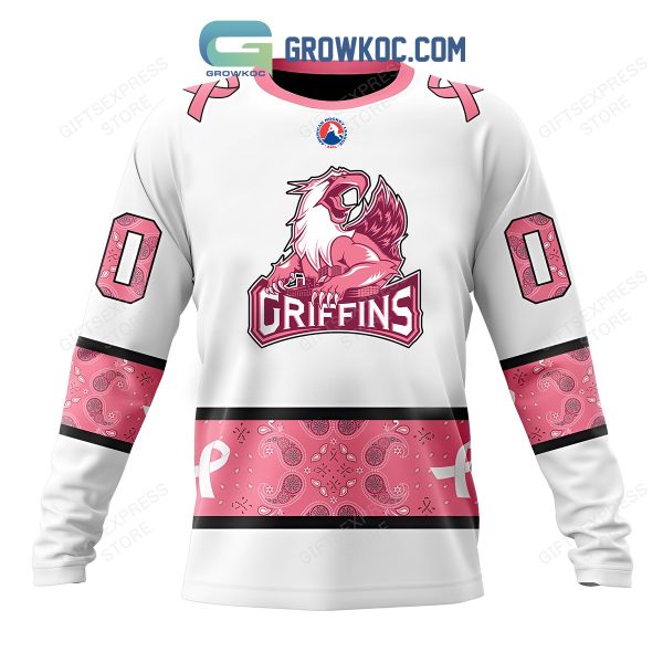 Grand Rapids Griffins Breast Cancer Personalized Hoodie Shirts