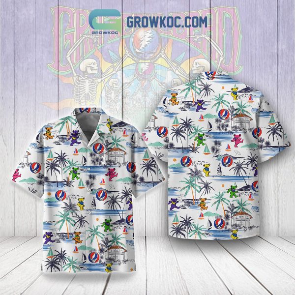 Grateful Dead Is In Summer Vacation Palm Tree Hawaiian Shirt