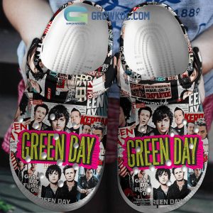 Green Day Boulevard Of Broken Dreams Crocs Clogs