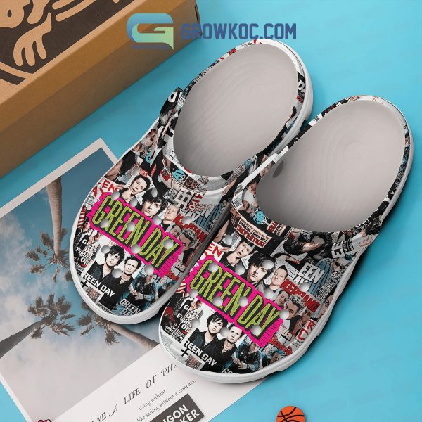 Green Day Boulevard Of Broken Dreams Crocs Clogs