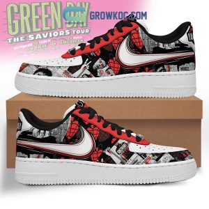 Green Day Corvette Summer Dookie Fan Air Force 1 Shoes