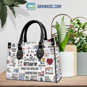 Grey’s Anatomy Think You Wouldn’t Understand Forever Fan White Version Handbags