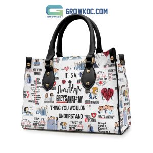 Grey’s Anatomy Think You Wouldn’t Understand Forever Fan White Version Handbags