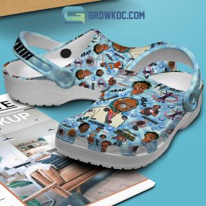 Gunna Pushin P Metro Boomin Blue Design Clogs Crocs