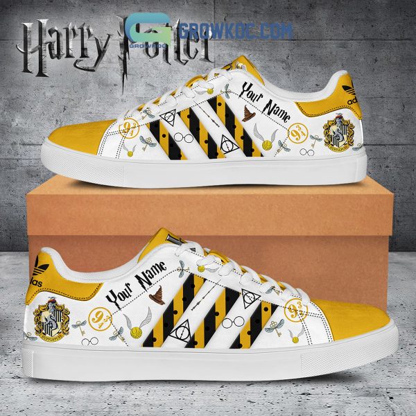 Harry Potter Hufflepuff House Personalized Fan Stan Smith Shoes