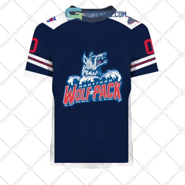 Hartford Wolf Pack AHL Color Home Jersey Personalized Hoodie T Shirt