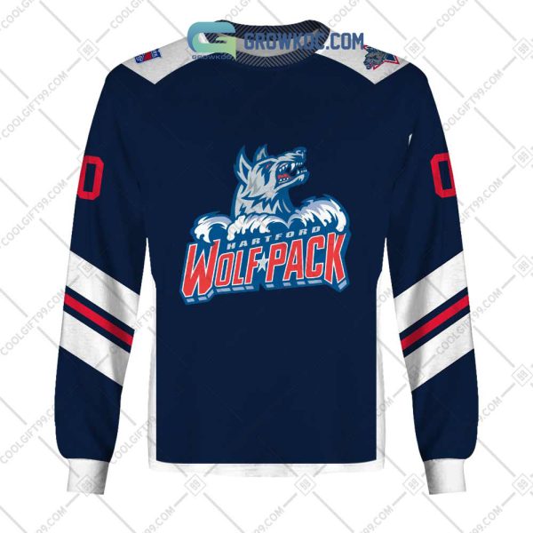 Hartford Wolf Pack AHL Color Home Jersey Personalized Hoodie T Shirt