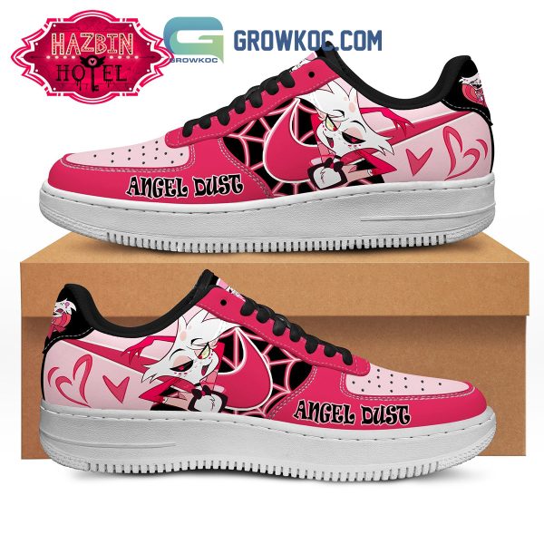 Hazbin Hotel Angel Dust Fan Air Force 1 Shoes