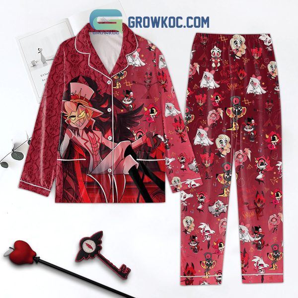 Hazbin Hotel Anime Polyester Pajamas Set