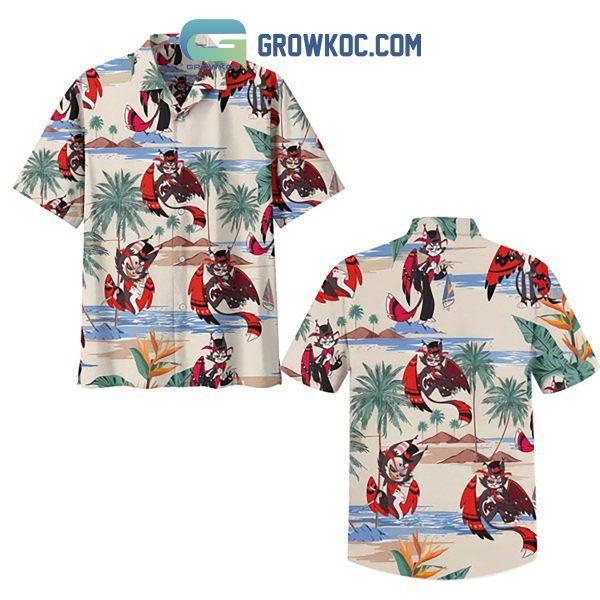 Hazbin Hotel Husk Summer Hawaiian Shirts With Shorts