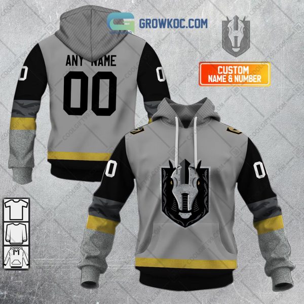 Henderson Silver Knights AHL Color Home Jersey Personalized Hoodie T Shirt