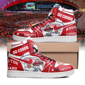 Houston Cougars Go Coogs For The City Air Jordan 1 Shoes