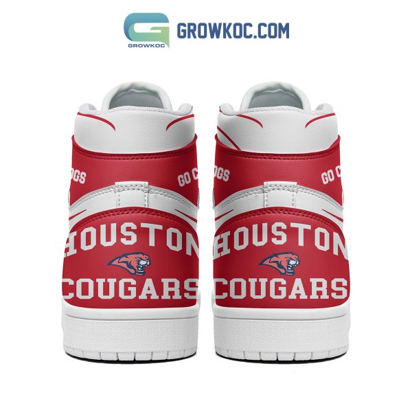 Houston Cougars Go Coogs For The City Air Jordan 1 Shoes