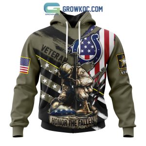 Indianapolis Colts NFL Veterans Honor The Fallen Personalized Hoodie T Shirt