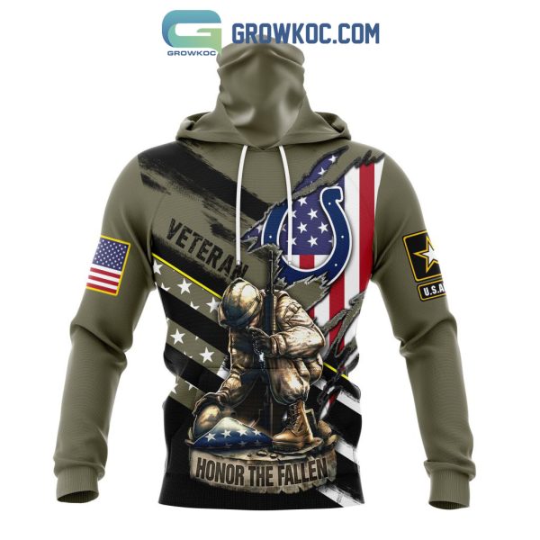 Indianapolis Colts NFL Veterans Honor The Fallen Personalized Hoodie T Shirt