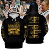 Iowa Hawkeyes Big Ten Champions Let’s Go Hawks 2024 Hoodie Shirts Yellow Design